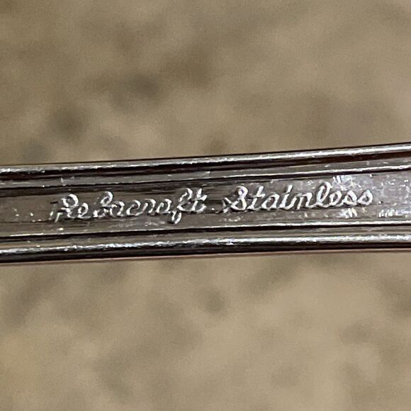 Reed & Barton Rebacraft Stainless La Femme Serving Meat Fork 8.5" Discontinued - Picture 2 of 8